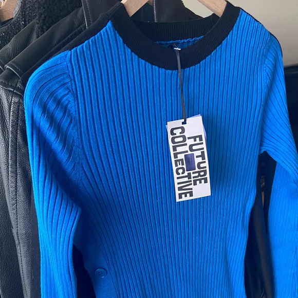 🔖 FUTURE COLLECTIVE x Target Long Sleeve Sweater Dress Kahlana Barfield Brown - Picture 16 of 17